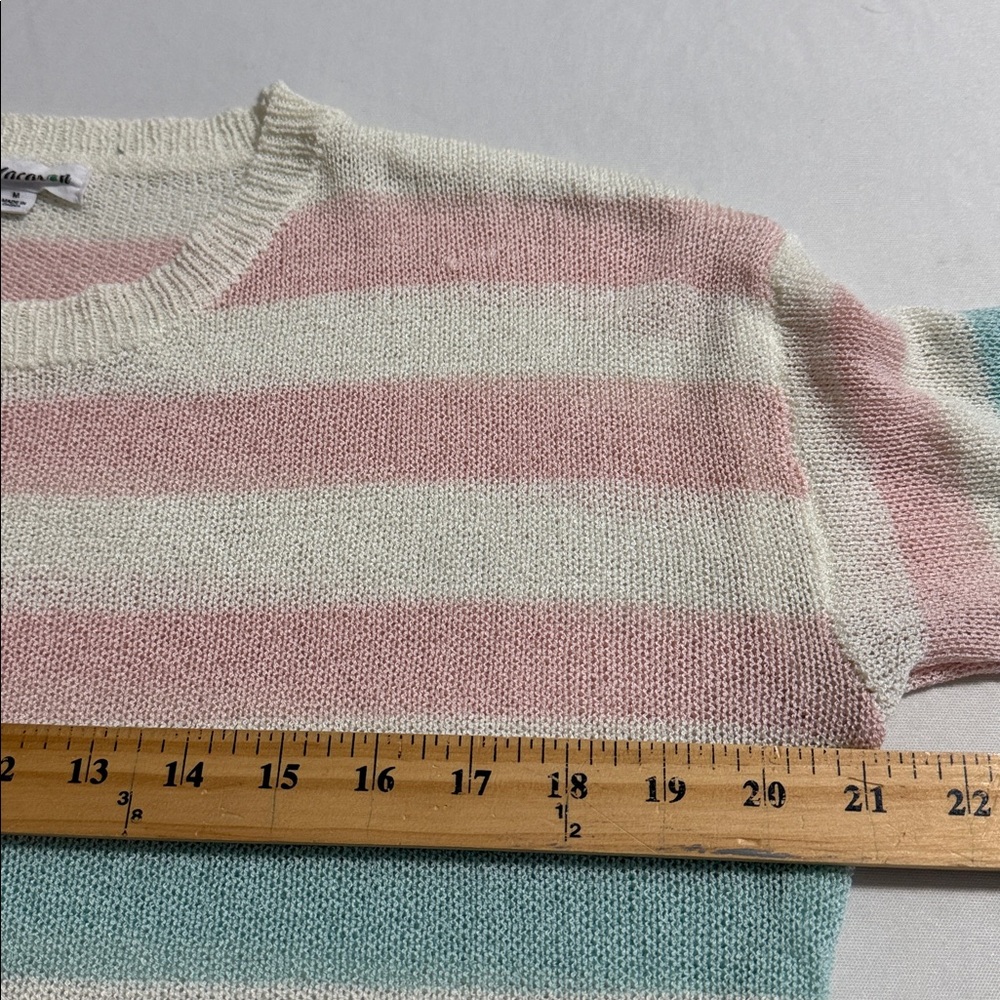 Macaron Women’s Size Medium Pullover Long Sleeve … - image 4